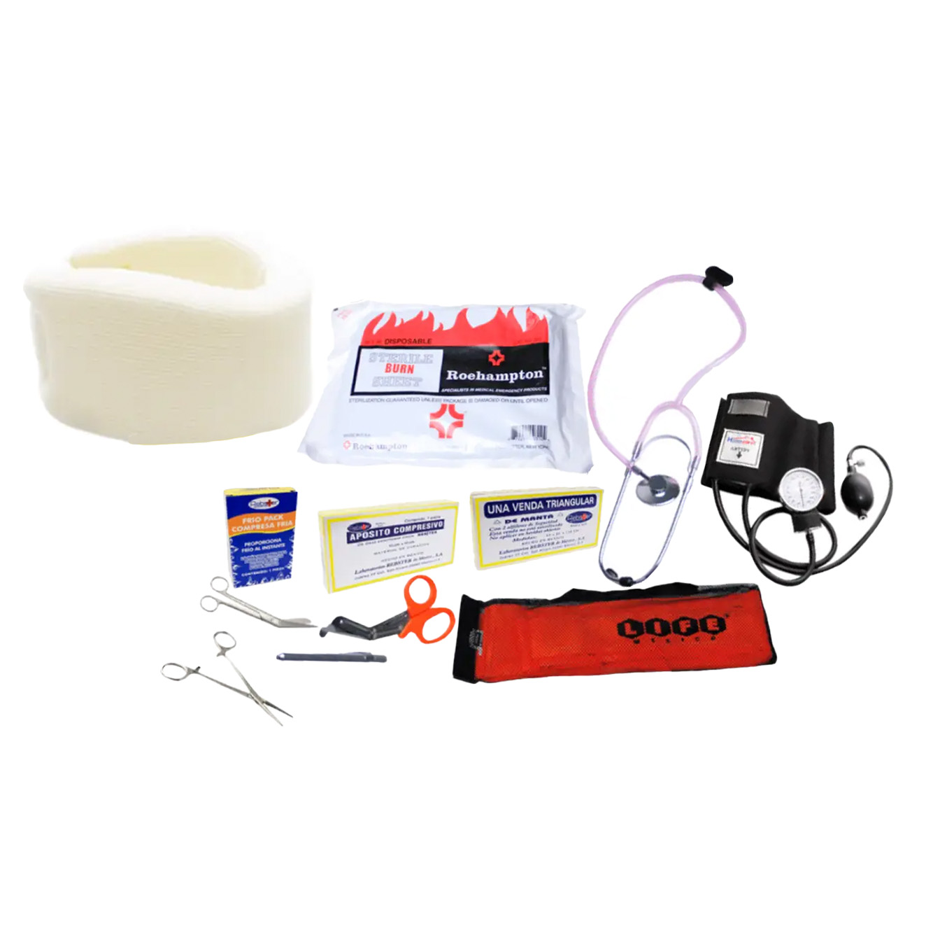 Contenido de un Botiquín Trauma 1 Kit Equipo de Bombero