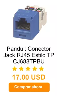 Conector Jack RJ45 Estilo TP CJ688TPBU