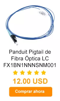 Pigtail de fibra óptica LC FX1BN1NNNSNM001