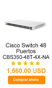 Switch 48 puertos CBS350-48T-4X-NA
