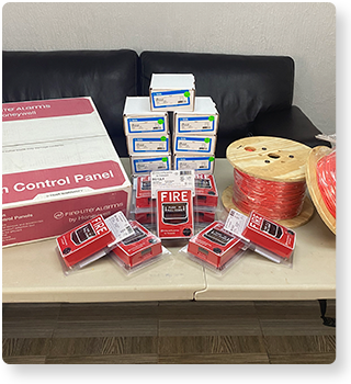 Kit de alarma contra incendios